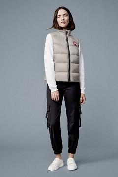 Chamarras Canada Goose Mujer Outlet - Cypress Chalecos Beige DY7041923